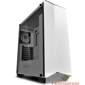 Deepcool EARLKASE RGB WH ATX, White, RGB, Стеклянная боковая панель, без БП