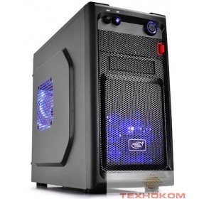 Deepcool SMARTER LED mATX/mini-ITX, Black/Blue LED, Window без БП
