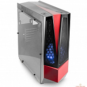 3Cott G10 черный , ATX, без БП, игровой, 1x USB 3.0, 1x USB 2.0, окно, 2х 12см LED