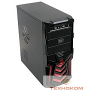 3Cott 3C-ATX110GR "Gladiator" 500Вт USB 2.0x2 Red