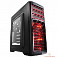 Deepcool KENDOMEN RD, ATX, Black-Red, Window, без БП