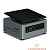 Intel NUC BOXNUC6CAYH, Celeron J3455, SO-DIMM DDR3L, M.2 HDD + 2.5" HDD, Wi-Fi, Bluetooth, GLAN, USB3.0, D-SUB + HDMI, NO OS, 65W, Black-Silver