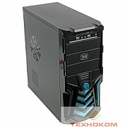 3Cott 3C-ATX110GB "Gladiator" 500Вт USB 2.0x2 Blue