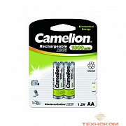 Camelion   AA-1000mAh Ni-Cd BL-2 (NC-AA1000BP2, аккумулятор,1.2В) (2 шт. в уп-ке)