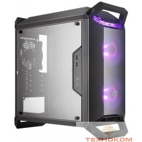 Cooler MasterMasterBox Q300P w/RGB fans без Б/П MicroATX/MiniITX [MCB-Q300P-KANN-S02]