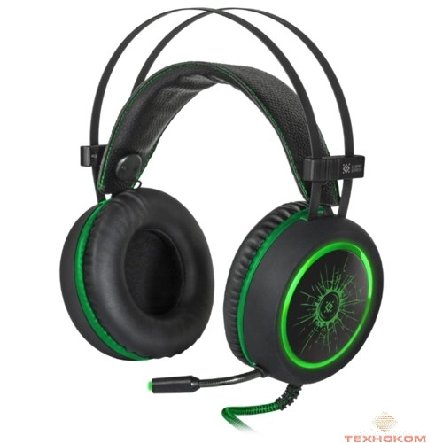 Defender DeadFire G-530D черный+зеленый, кабель 2,2 м