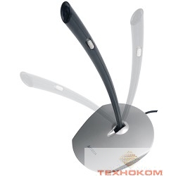 A4Tech mi-10,  BLACK {Микрофон jack 3.5мм, черный , 100 - 9000 Гц,  75 дБ}