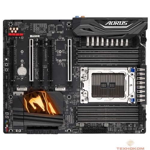 Gigabyte X399 AORUS PRO RTL {Socket TR4, AMD X399, 8xDDR4-2667, 5xPCI-Ex16, 8xSATA3,(RAID 0/1/5/10), 3xM.2, 8 Ch Audio, GLan, (0+4)xUSB2.0, (9+2)xUSB3.1, (1+1)xUSB3.1 Type-C™, 1xPS/2, ATX}