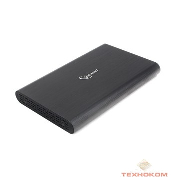 Gembird EE2-U3S-50 Внешний корпус 2.5" чёрный, USB 3.0, SATA, до 2 Тб, алюминий