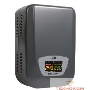 Iek IVS12-1-05500 Стабилизатор напряжения настенный серии Shift 5,5 кВА IEK