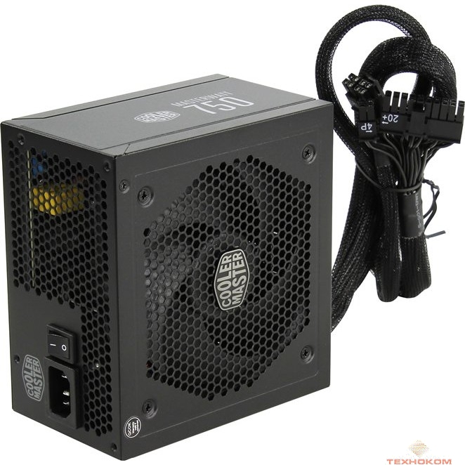 Cooler Master MasterWatt 750W (MPX-7501-AMAAB-EU) ATX, 120mm, 9xSATA, 4xPCI-E(6+2), APFC, 80+ Bronze