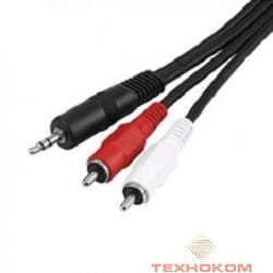 5bites AC35J2R-050M Кабель  3.5 Jack/M - 2*RCA/M,  5м, стерео