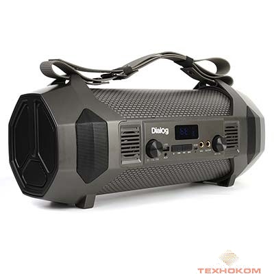 Dialog Progressive AP-1050 - акустическая колонка-труба, 24W RMS, Bluetooth, FM+USB+SD, LED дисплей