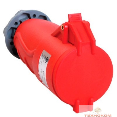Iek PSN21-032-3 Розетка переносная ССИ-223 32А-6ч/200-250В 2Р + РЕ IP44 MAGNUM ИЭК