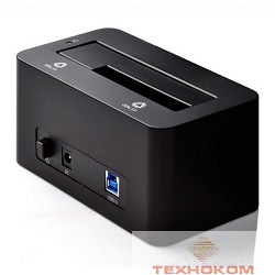 ORICO 6619US3-BK Док-станция для HDD ORICO 6619US3; 1-bay 3.5"/2.5" HDD 4TB Max (черный)