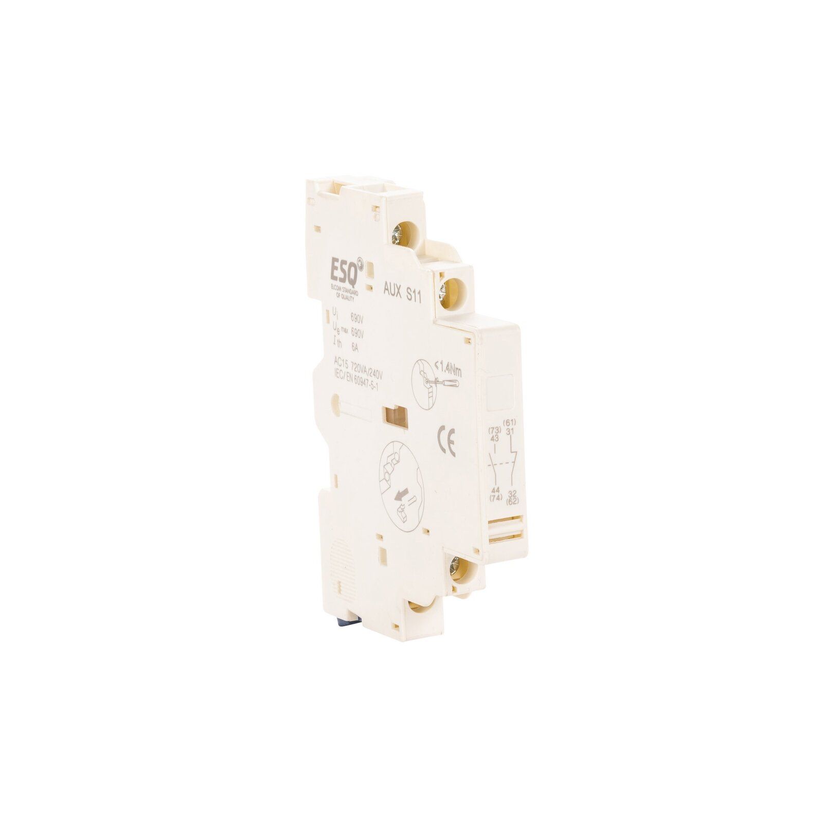 Дополнительный контакт MMS32G AUX S11 1NO+1NC лев. (ESQ)