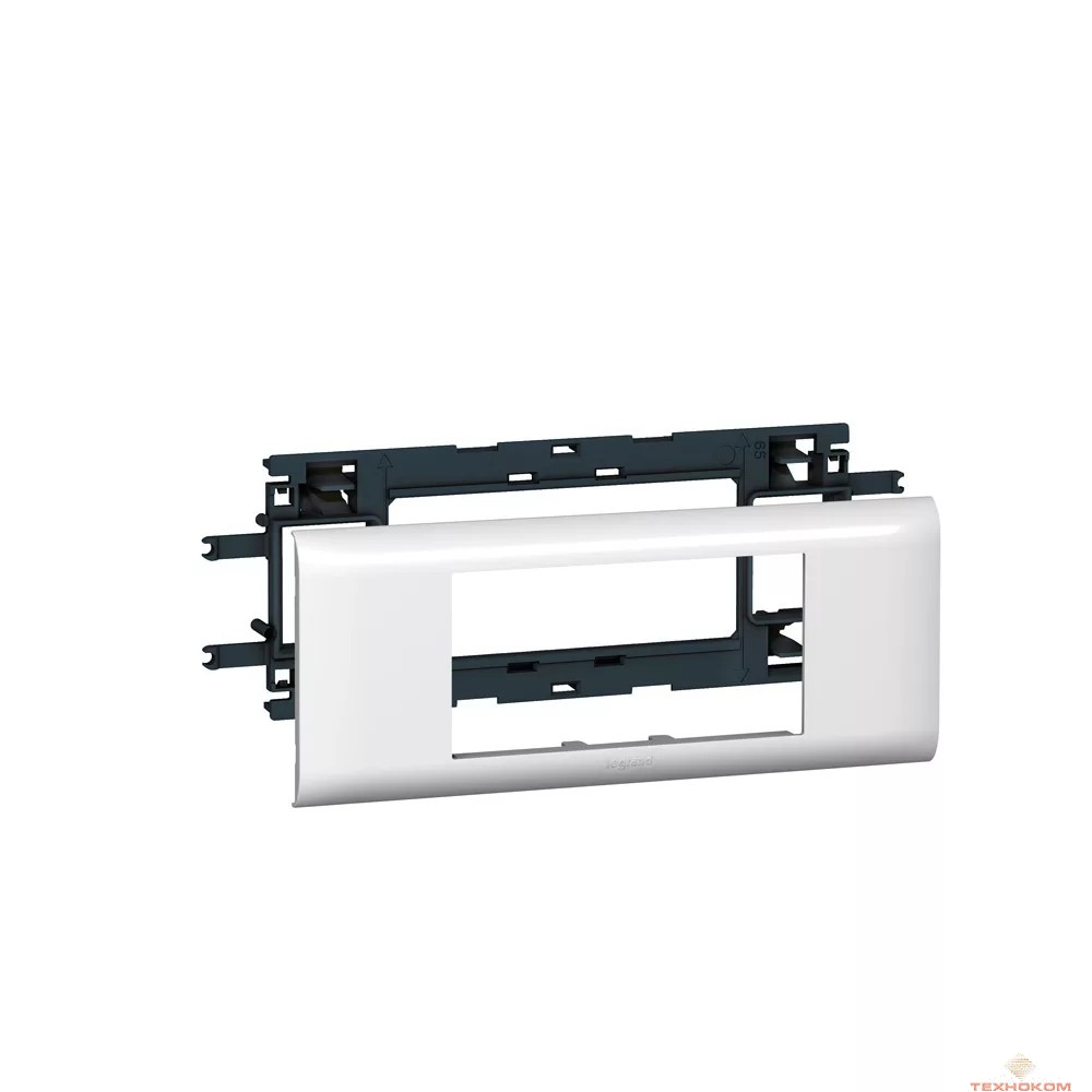 Legrand 010954 DLP Суппорт/рамка 4 мод. для крышки 65мм