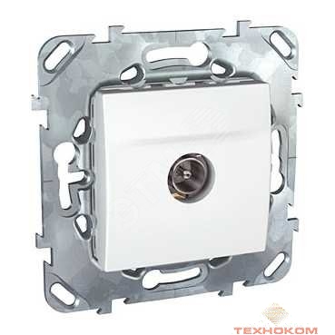 Schneider-electric MGU5.462.18ZD UNICA РОЗЕТКА TV, одиночная, БЕЛЫЙ