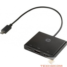 HP [1BG94AA] USB-C to Multi-Port Hub (HDMI/USB 3.0/USB-C)