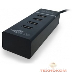 CBR CH 157 USB 3.0 концентратор, 4 порта. Поддержка Plug&Play. Длина провода 50+-3см. LED-подсветка.