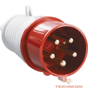 Iek PSN02-032-5 Вилка переносная ССИ-025 32А-6ч/200/346-240/415В 3Р + РЕ+ N IP44 MAGNUM ИЭК