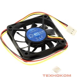 5bites F6010S-3 Вентилятор  60 x 60 x 10мм, подшипник скольжения, 3500RPM, 26dBa, 3 pin