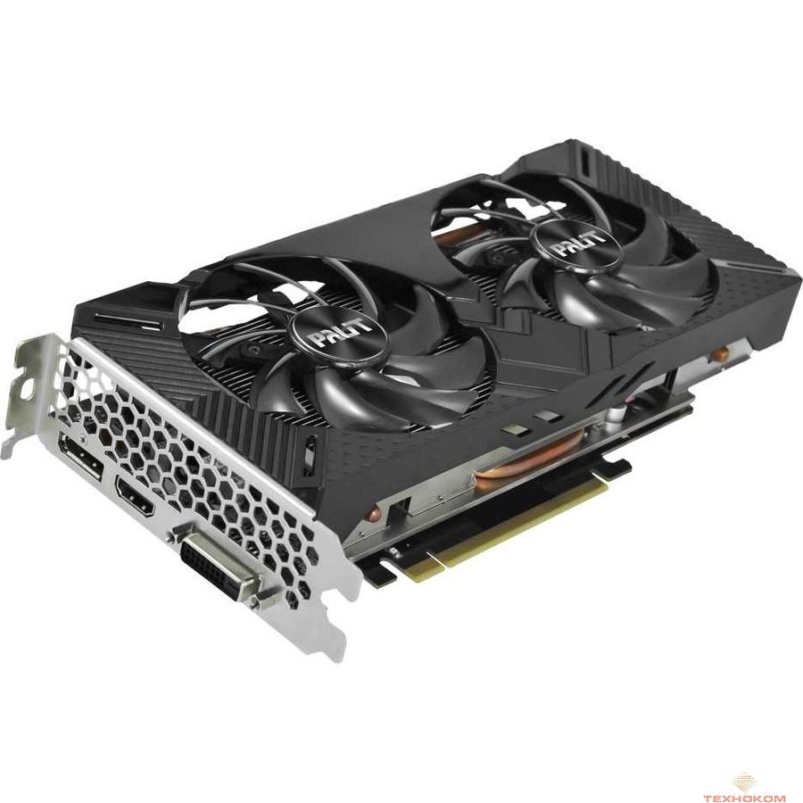 PALIT GeForce GTX1660Ti 6 GB DUAL OC 192bit GDDR6 DVI, HDMI, DP Ret [NE6166TS18J9-1160A]