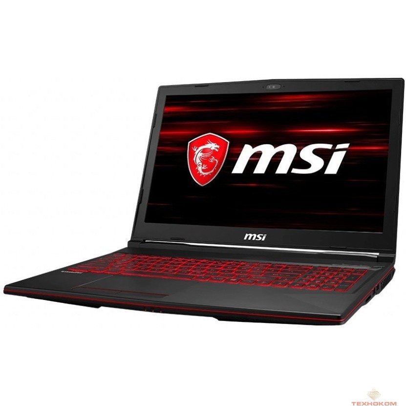 MSI GL63 8RDS-852XRU [9S7-16P532-852] Black 15.6" {FHD i7-8750H/8Gb/256Gb SSD/GTX1050Ti 4Gb/DOS}