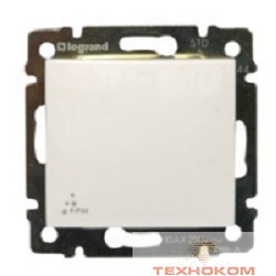 Legrand 774201 Выключатель Valena влагозащищенный IP44 одноклавишный 10A 250В (белый)