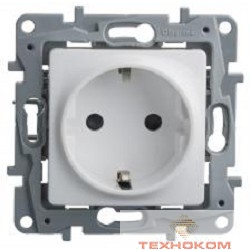 Legrand 672221 Розетка 2К+З - немецкий стандарт - 16 А - 250 В~ - Etika - белый