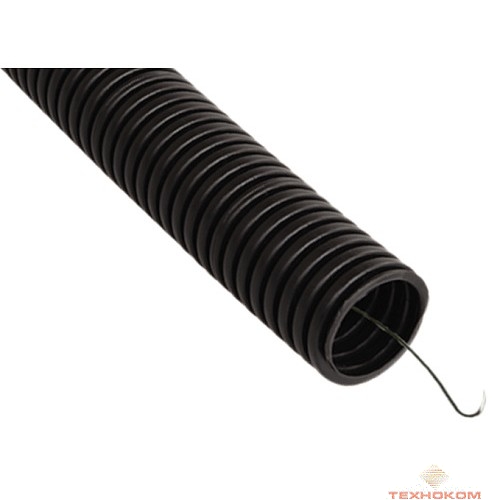 IEK (CTG20-20-K02-100-1) Труба гофрированная ПНД d 20 с зондом (100 м) ИЭК черный [403085]