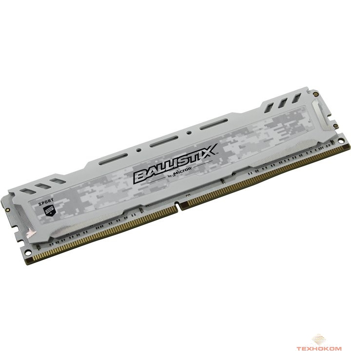 Crucial DDR4 DIMM 16GB BLS16G4D26BFSC {PC4-21300, 2666MHz, CL16, Ballistix Sport LT White}