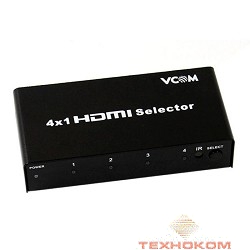 VCOM DD434 Переключатель HDMI 1.4V  4=>1 VCOM