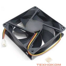 Gembird Вентилятор 80x80x15, втулка, 3 pin, провод 30 см (D8015SM-3)