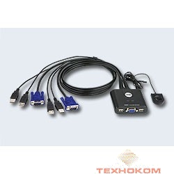 ATEN CS22U-(A7) переключатель 2 PORT USB KVM SWITCH