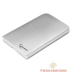 Gembird EE2-U2S-41-S Внешний корпус 2.5" Gembird EE2-U2S-41, серебро, USB 2.0, SATA, металл