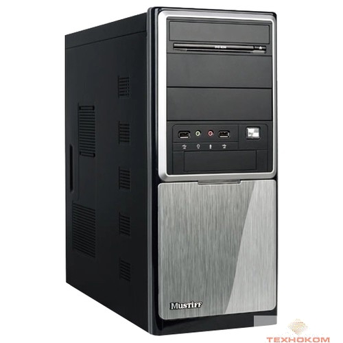 MidiTower QoRi-3337 2*USB2.0, audio, reset, ATX, 500W, 120mm