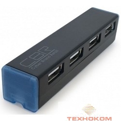 CBR CH 135 USB-концентратор, 4 порта. Поддержка Plug&Play. Длина провода 4,5см.
