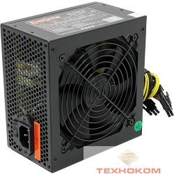 Exegate EX221638RUS Блок питания 500W ATX-500NPXE(+PFC), black, 12cm fan, 24+4pin, 6pin PCI-E, 3*SATA