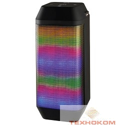 Ginzzu GM-899B {BT-Колонка 2x3W/4Ah/USB/TF/AUX/FM/цветомузыка}