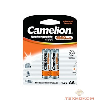 Camelion   AA-1800mAh Ni-Mh BL-2 (NH-AA1800BP2, аккумулятор,1.2В)
