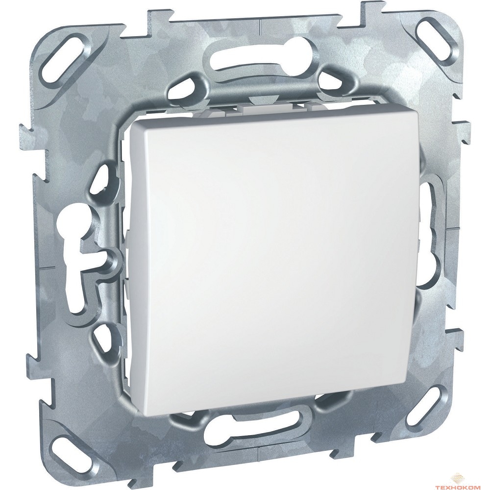 Schneider-electric MGU5.201.18ZD UNICA ВЫКЛЮЧАТЕЛЬ 1-клавишный, сх. 1, 10 AX, 250 В, БЕЛЫЙ
