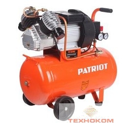 PATRIOT VX 50-402 Компрессор [525306315] {Мощн.: 2.2 кВт; Напр.: 230В~50Гц; Об.двиг.: 2850 об/мин; Производит.: 400 л/мин; Об.ресивера: 50 л; Давл.: 8 бар; Вес: 39 кг;}