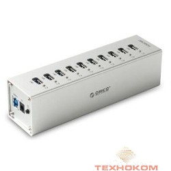 ORICO A3H10-SV USB-концентратор ORICO A3H10 (серебряный)