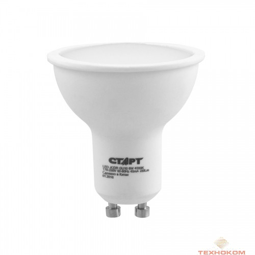 СТАРТ (4670012292074) Светодиодная лампа точеченого света LEDJCDRGU10 6W40