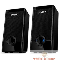 SVEN 318 черный {USB-порт ПК, ноутбука или адаптер 5V DC}