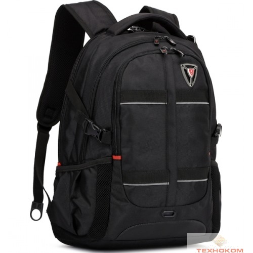 Рюкзак SUMDEX PJN-302 BK нейлон, черная, до 16"