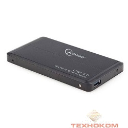 Gembird EE2-U3S-2 Внешний корпус 2.5" Gembird EE2-U3S-2 ,  черный, USB 3.0, SATA