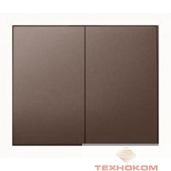 Legrand 771212 Клавиша Galea Life для выключателя двухклавишного, темная бронза