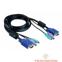 D-Link DKVM-CB/B1A Кабель KVM длиной 1,8 м с разъемами PS2